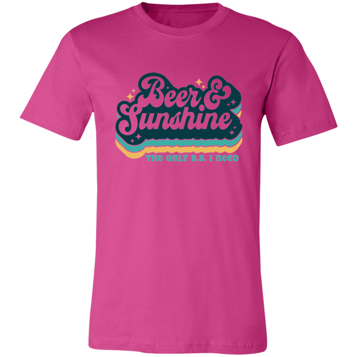 Beer and Sunshine The Only B.S. I Need T-Shirt