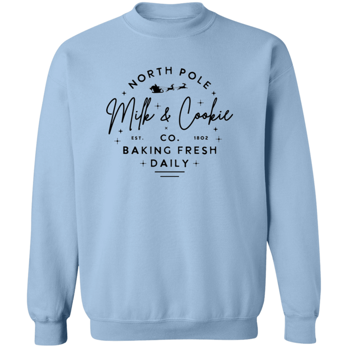 North Pole Milk & Cookie Baking Co Sweatshirt