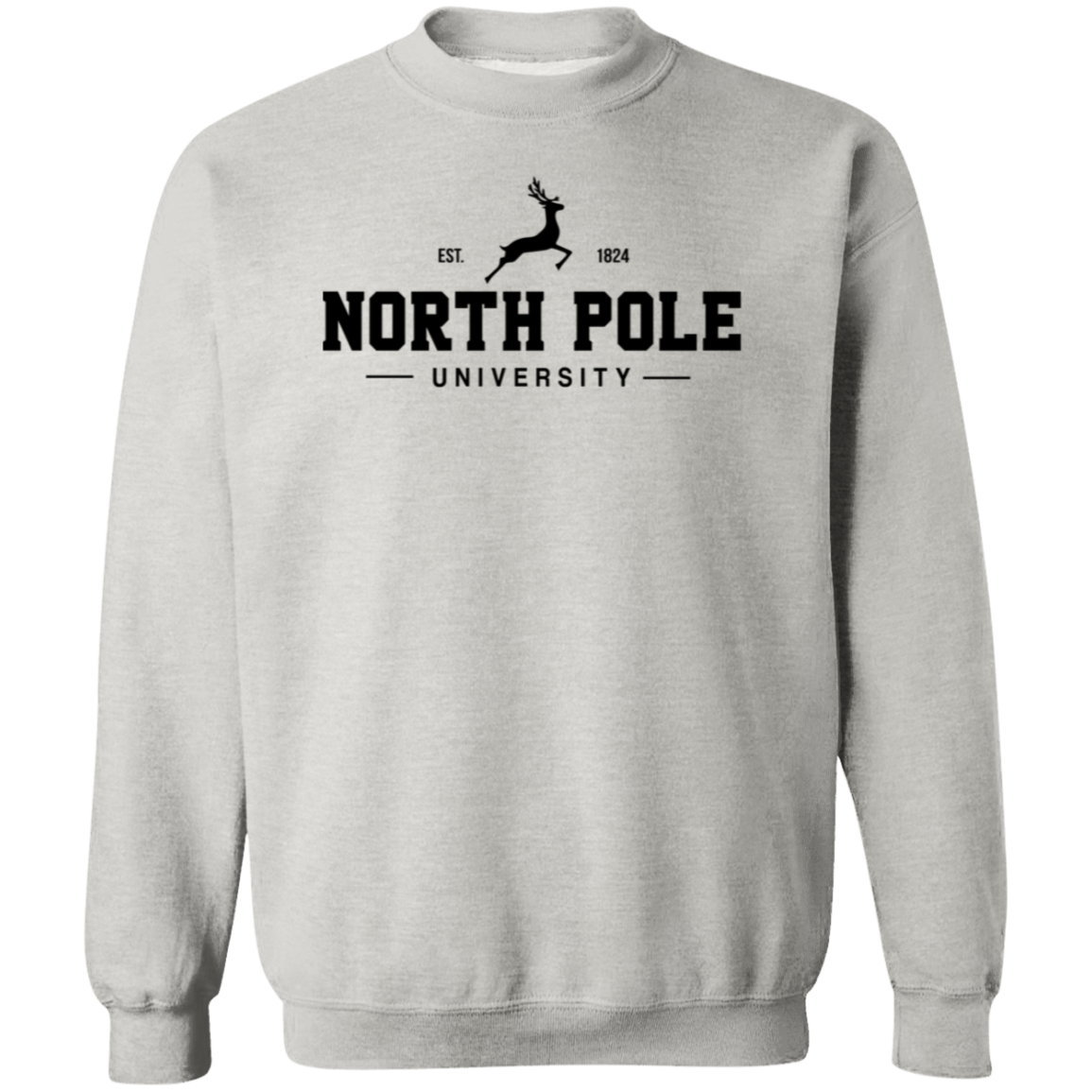 North Pole University (Varsity) Sweatshirt – Light and Shine Boutique