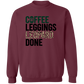 Coffee Leggings Leopard Done Sweatshirt