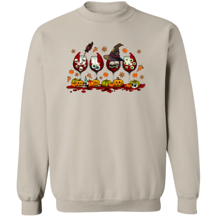 Halloween Wine Sweatshirt