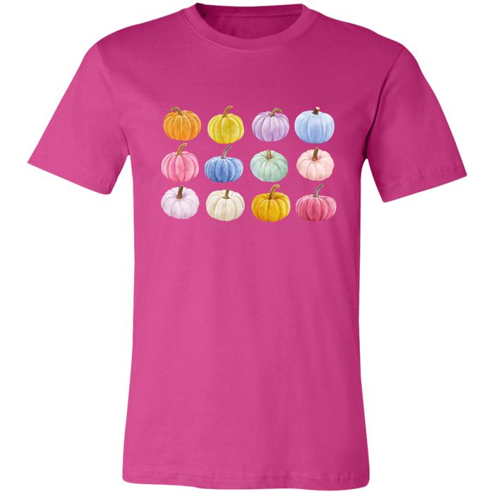 Colorful Pumpkin Graphic T-Shirt