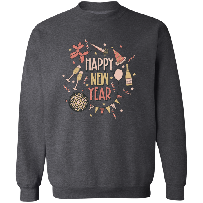 Happy New Year Confetti Sweatshirt