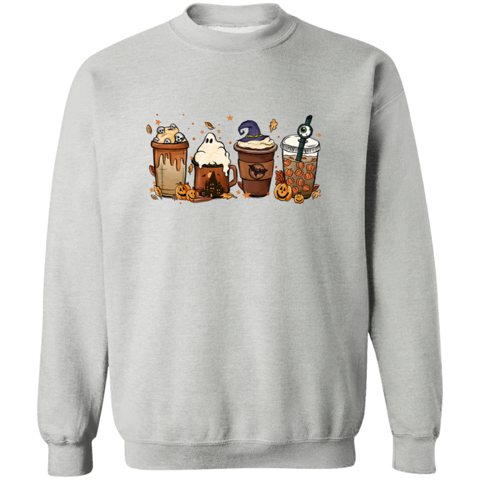 Coffee Halloween Cups 2024 Sweatshirt