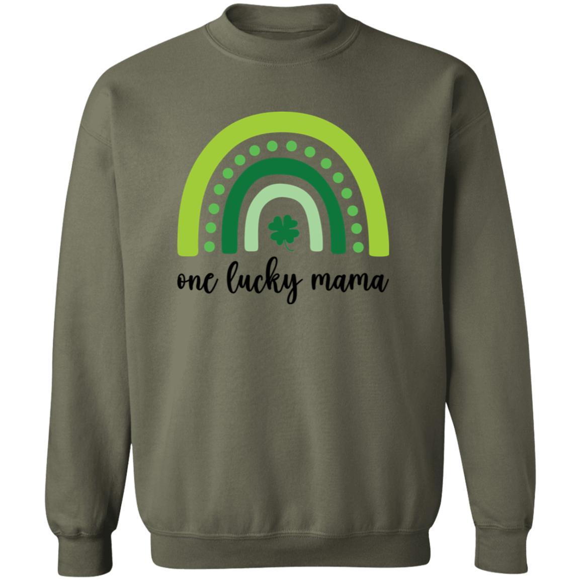One Lucky Mama Crewneck Sweatshirt