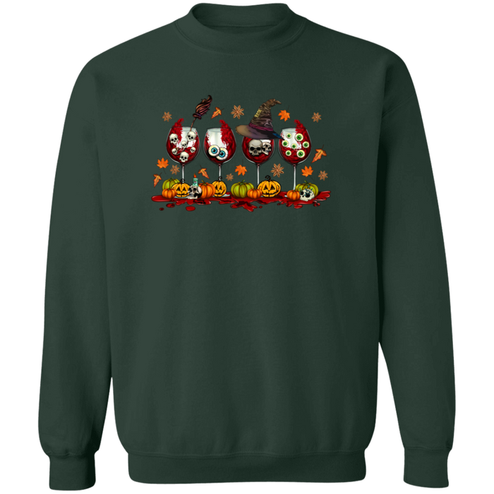 Halloween Wine Sweatshirt