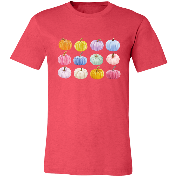 Colorful Pumpkin Graphic T-Shirt