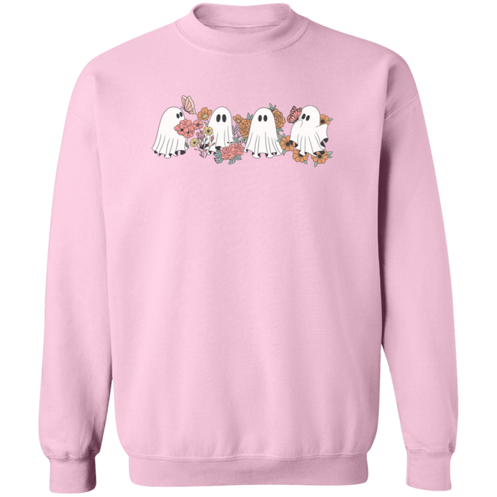 Four Ghosts and Flowers Sweatshirt