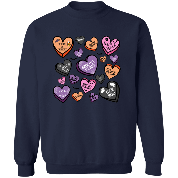 Spooky Cute Heart Candy Sweatshirt