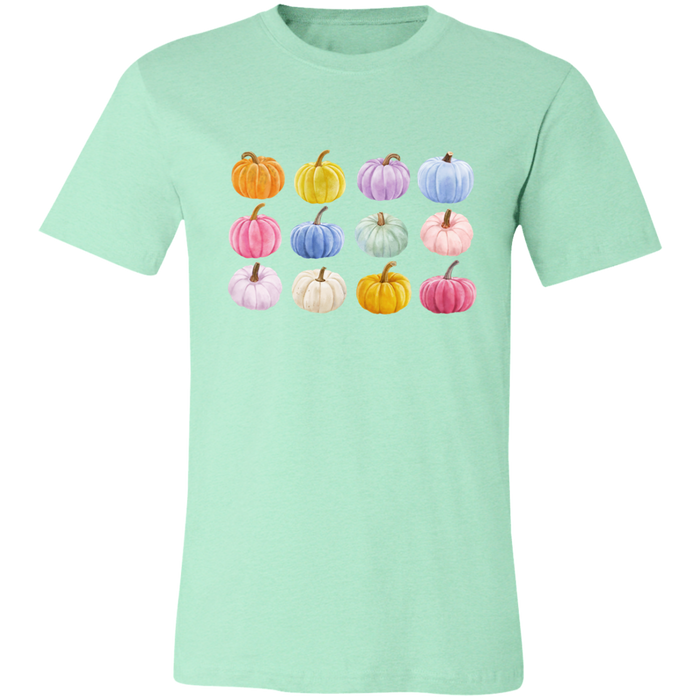 Colorful Pumpkin Graphic T-Shirt