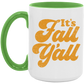 It's Fall Y'all Old Text Mug