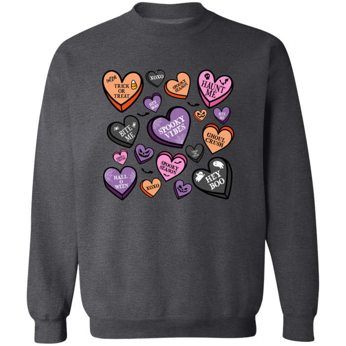 Spooky Cute Heart Candy Sweatshirt