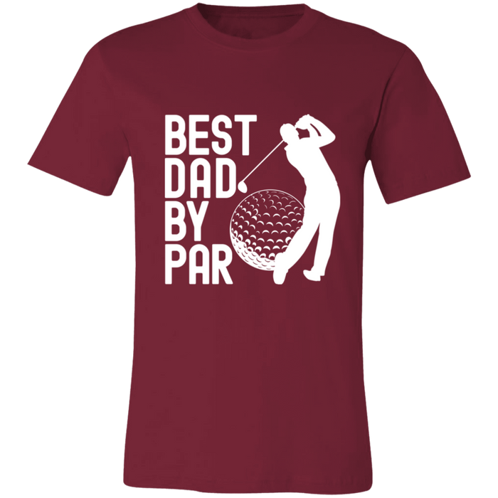 Best Dad By Par Golf Dad T-Shirt
