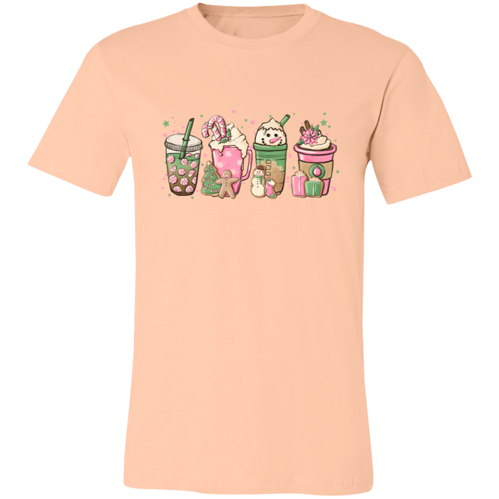 Pink Christmas Drinks T-Shirt