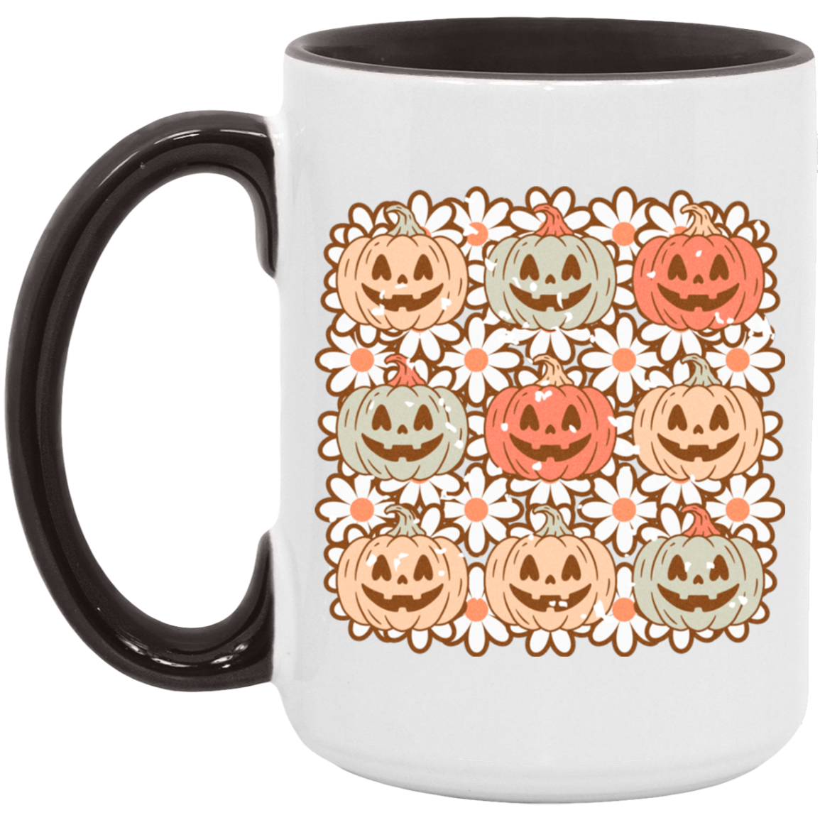 Daisy Cute Pumpkins Mug