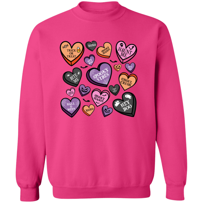 Spooky Cute Heart Candy Sweatshirt