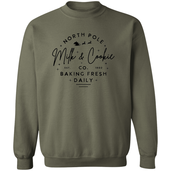 North Pole Milk & Cookie Baking Co Sweatshirt