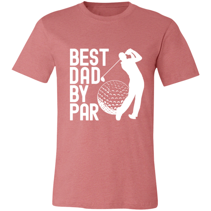 Best Dad By Par Golf Dad T-Shirt