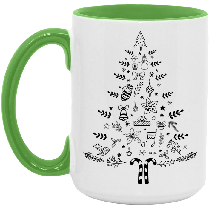 Christmas Tree Things 15 oz Coffee Mug