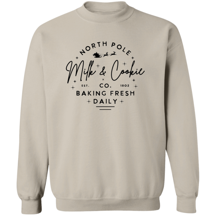 North Pole Milk & Cookie Baking Co Sweatshirt