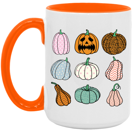 Cute Pattern Pumpkins Mug