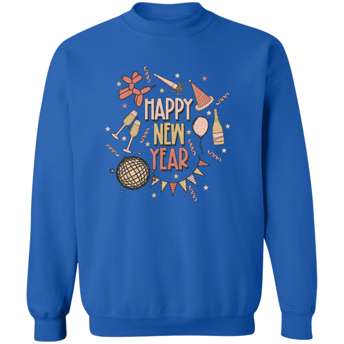 Happy New Year Confetti Sweatshirt