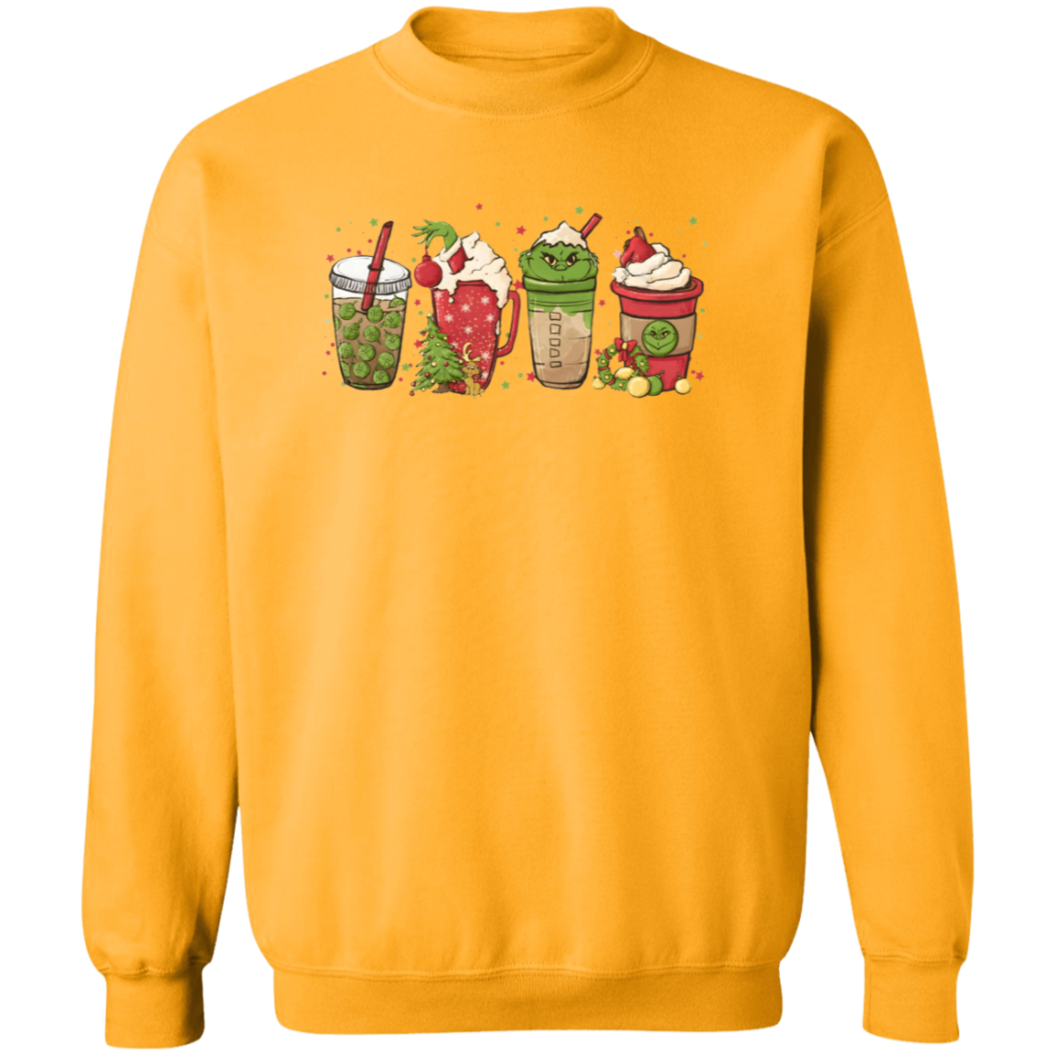 Grinch Cups Sweatshirt