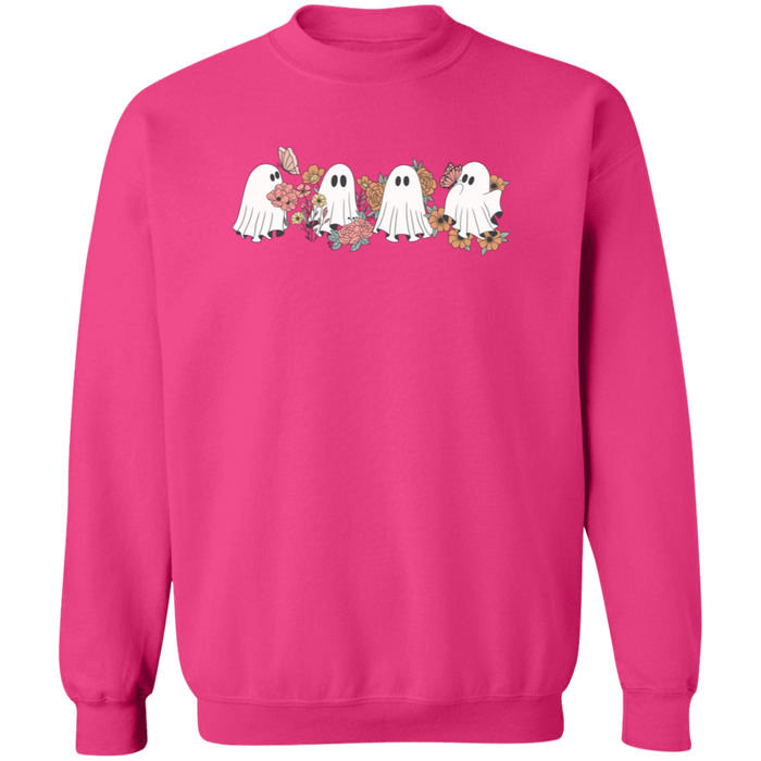 Four Ghosts and Flowers Sweatshirt