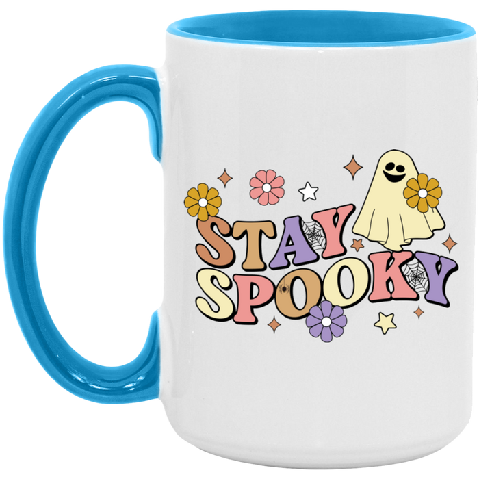 Stay Spooky Flower Ghost Mug