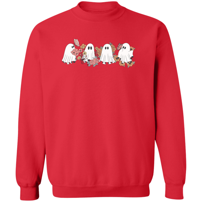 Four Ghosts and Flowers Sweatshirt