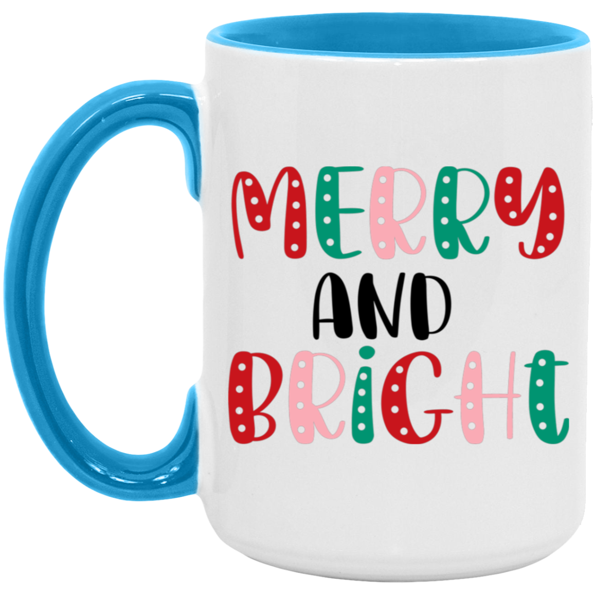 Merry And Bright Lights 15 oz Coffee Mug