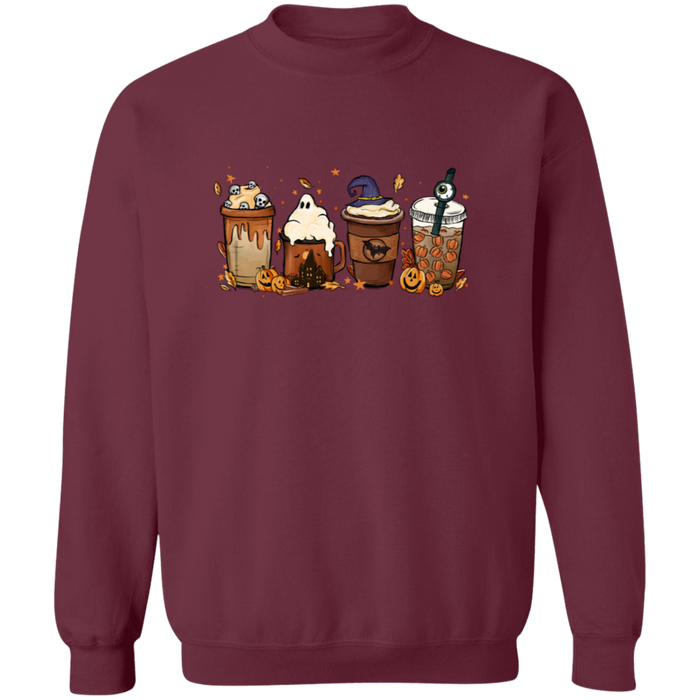 Coffee Halloween Cups 2024 Sweatshirt