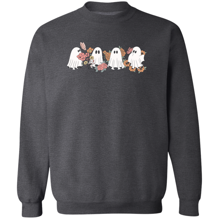 Four Ghosts and Flowers Sweatshirt