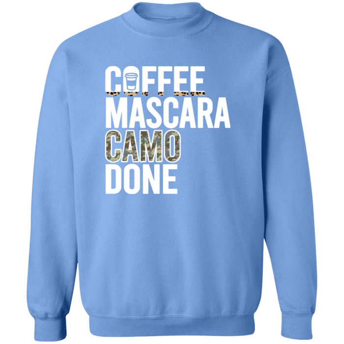 Coffee Mascara Camo Done Sweatshirt