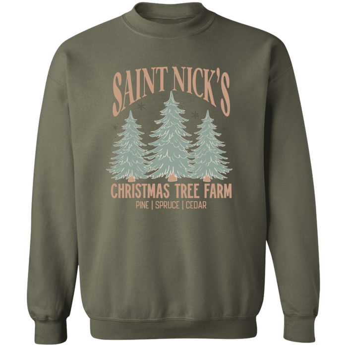 Saint Nick's Christmas Tree Farm Sweatshirt