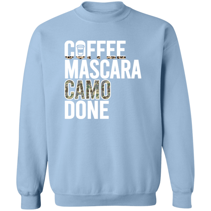 Coffee Mascara Camo Done Sweatshirt