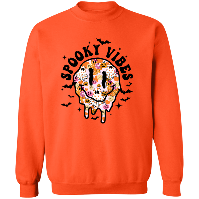 Spooky Vibes Smiley Face Sweatshirt