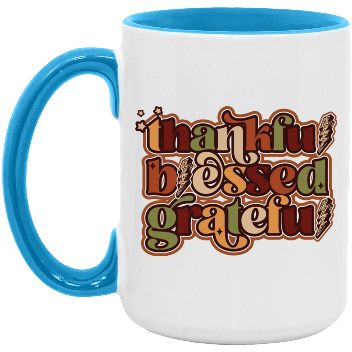 Thankful, Blessed, Grateful Mug