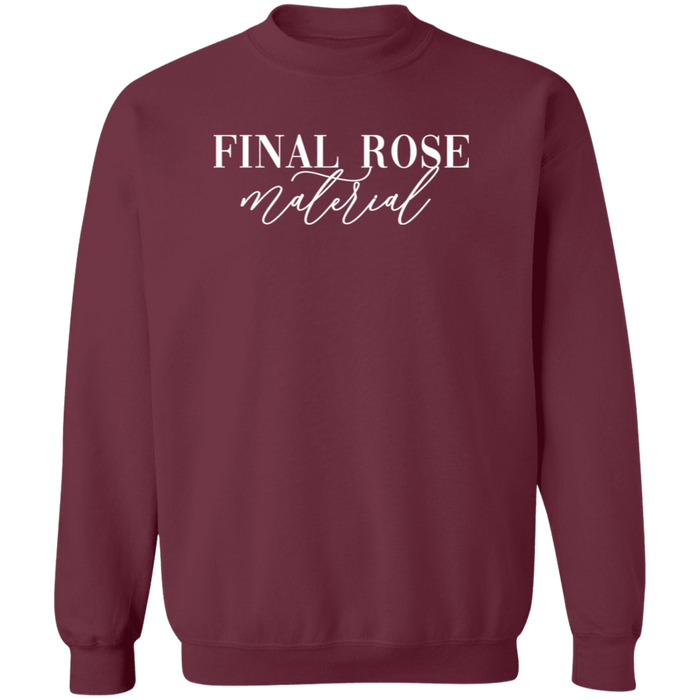 Final Rose Material Sweatshirt