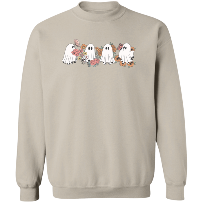 Four Ghosts and Flowers Sweatshirt