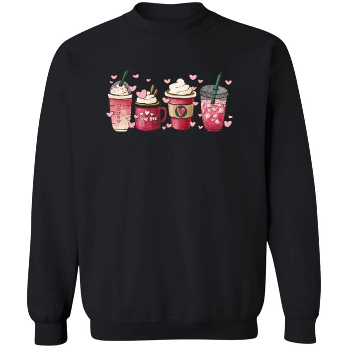 Pink Love Cups Sweatshirt