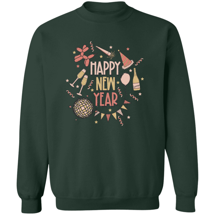 Happy New Year Confetti Sweatshirt