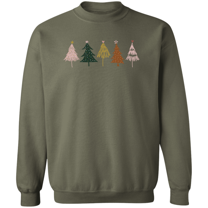 Boho Trees Crewneck Sweatshirt