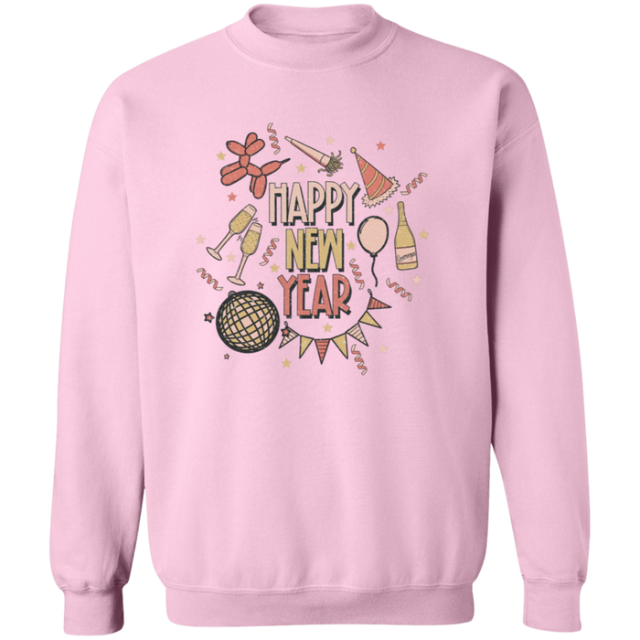 Happy New Year Confetti Sweatshirt