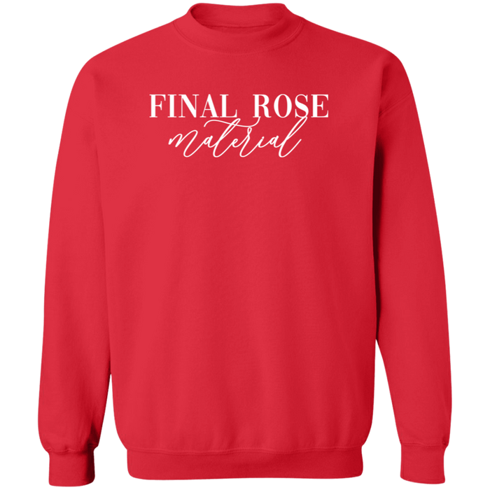 Final Rose Material Sweatshirt