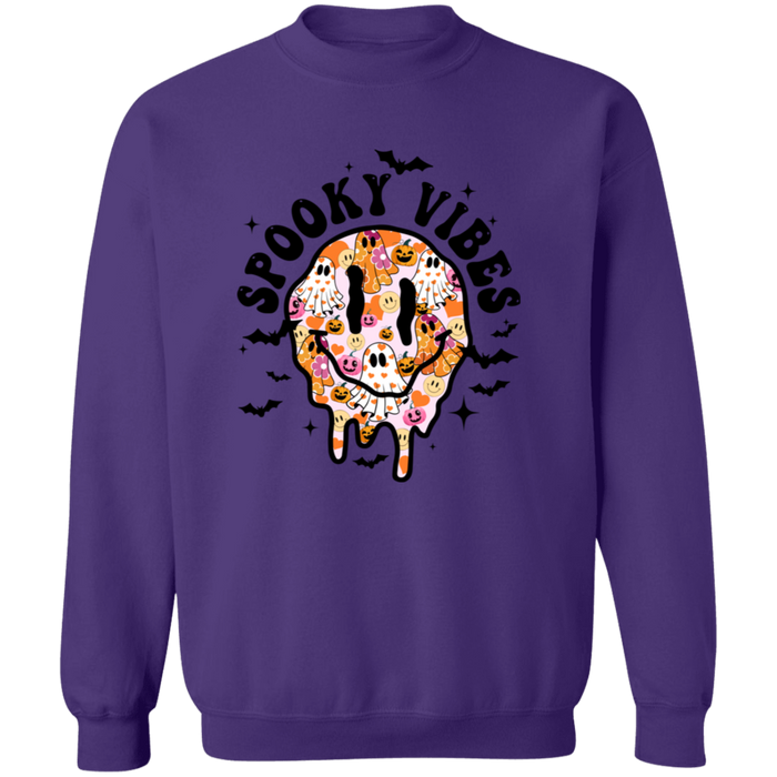 Spooky Vibes Smiley Face Sweatshirt