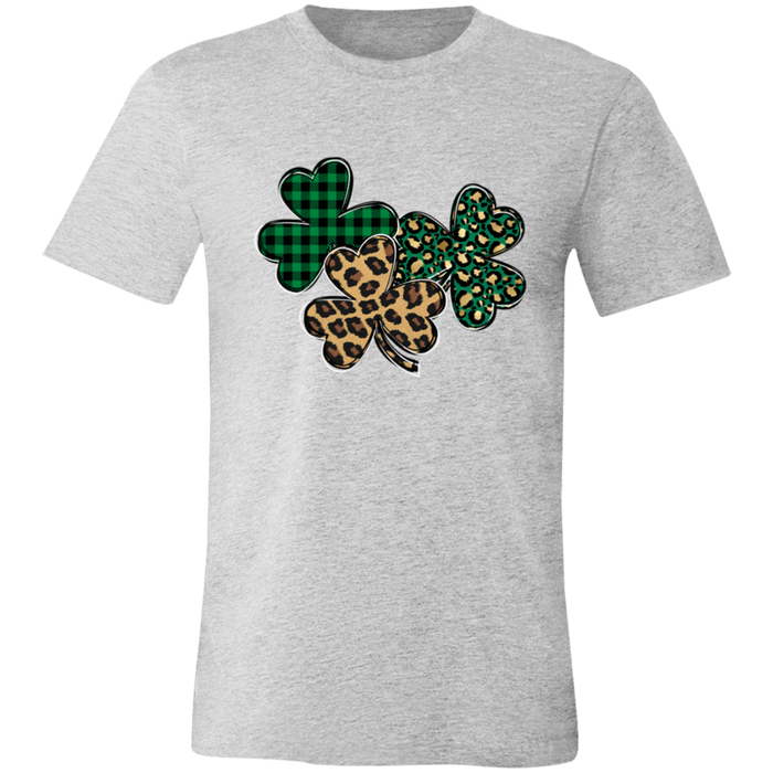Shamrocks Plaid and Leopard T-Shirt