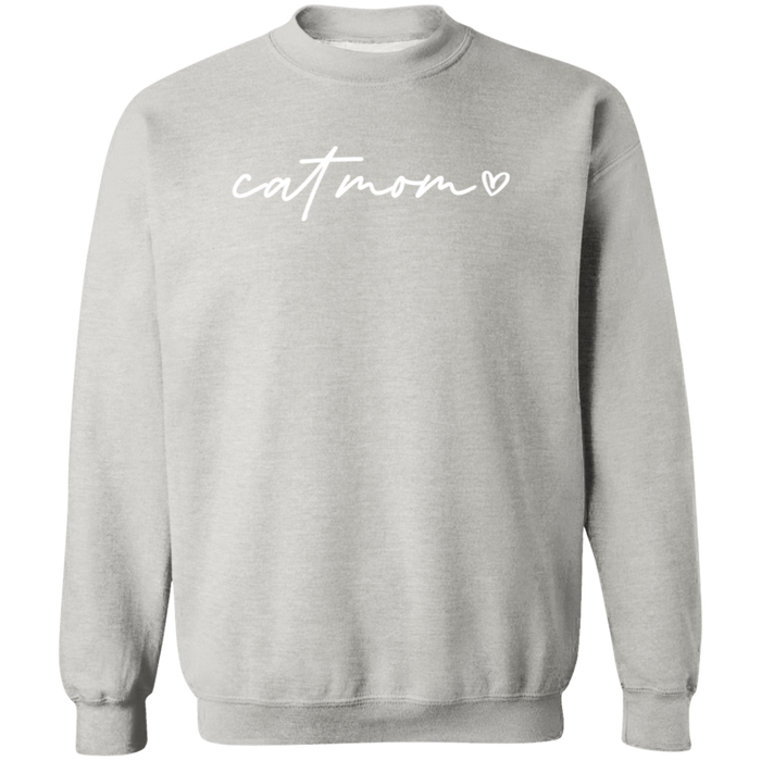 Cat Mom Script Sweatshirt