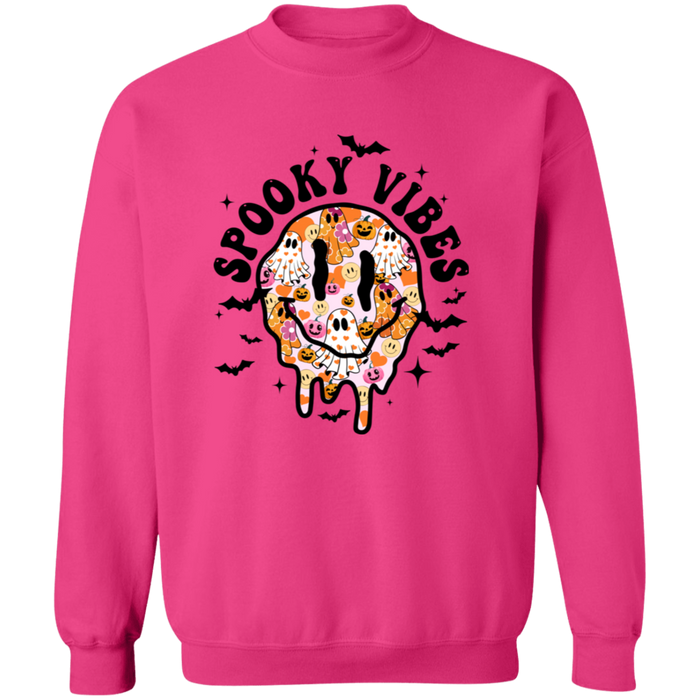 Spooky Vibes Smiley Face Sweatshirt