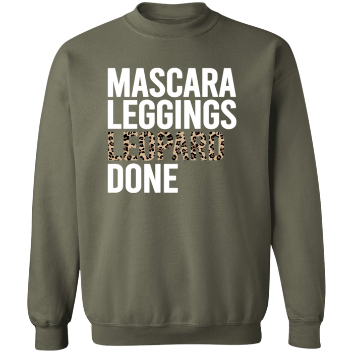 Mascara Leggings Leopard Done Sweatshirt